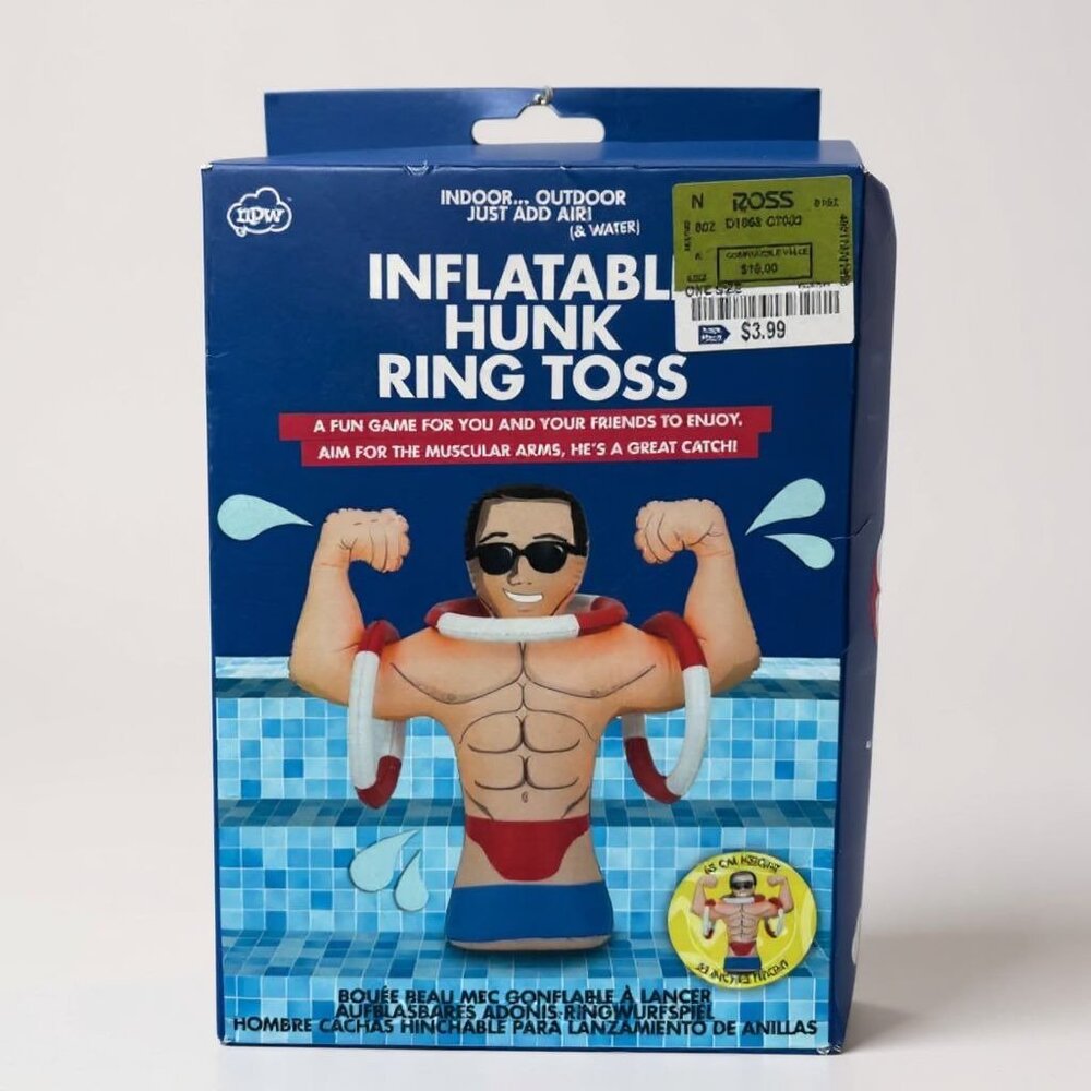 Inflatable Hunk Ring Toss Game 25" Indoor/Outdoor Fun